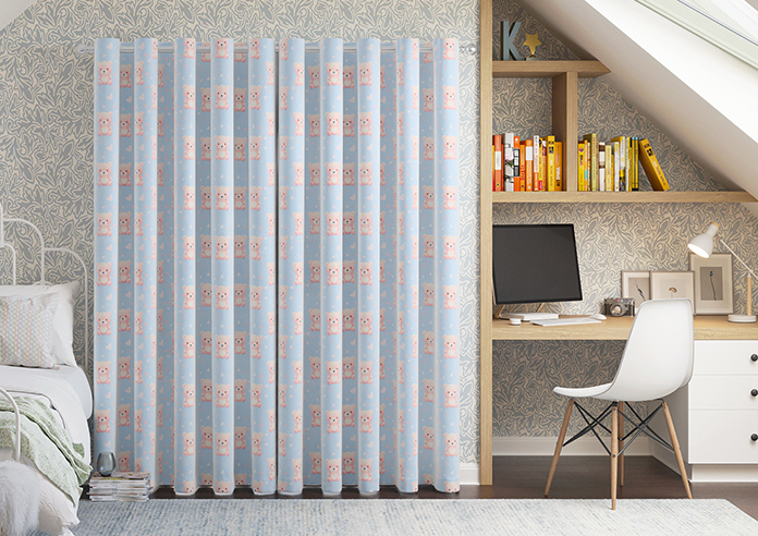 Little Bear, Pastels - Made to Measure Curtains - Image 6